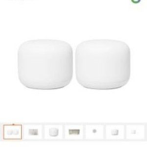 Nest Wifi - Mesh Router (AC2200) and 1 point with Google Assistant - 2 pack
